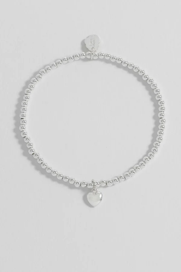 Silver With Love Puffed Heart Bracelet - Image 3