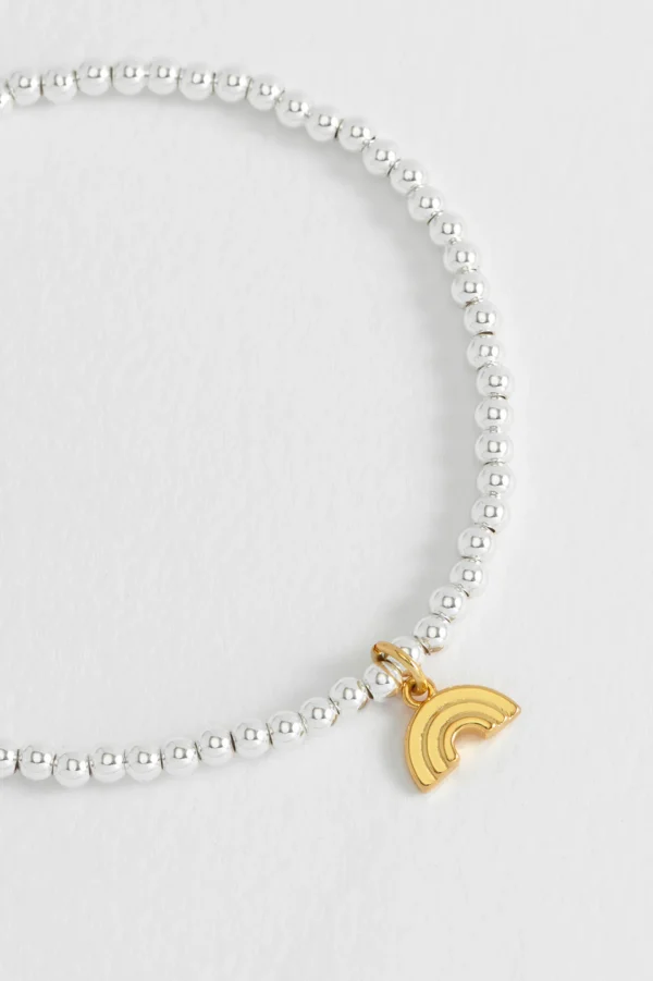 Gold Rainbow Charm Bracelet - Image 4