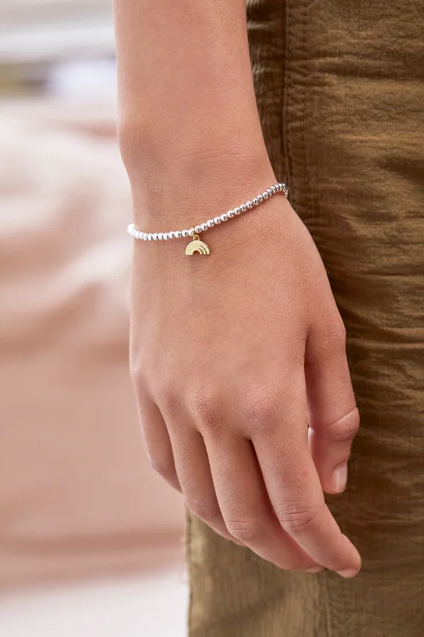 Gold Rainbow Charm Bracelet - Image 2