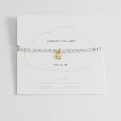 Wonderful Daughter Flower Bracelet