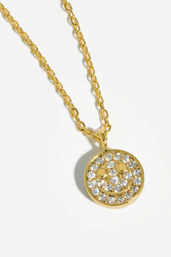 Pave Smiley Necklace - Image 4