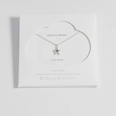 Silver Blue Star Necklace