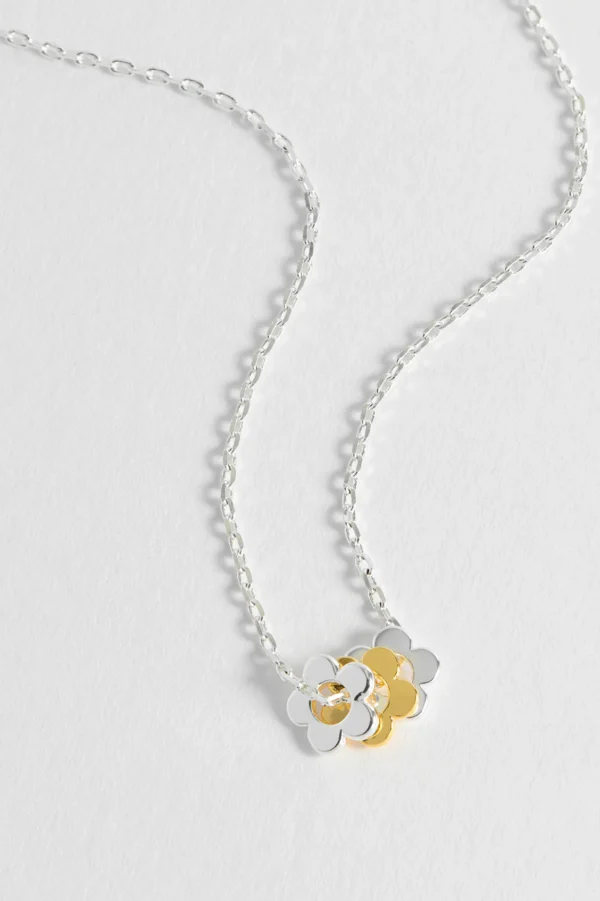 Trio Flower Bead Necklace - Image 5