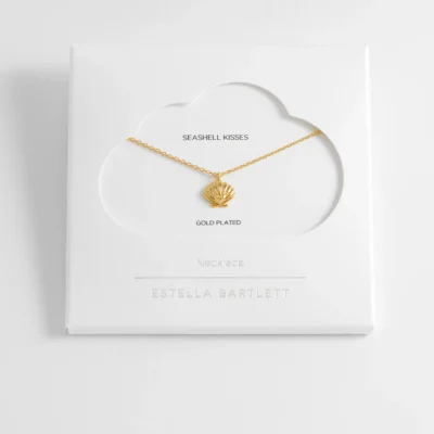 Scallop & Heart Necklace