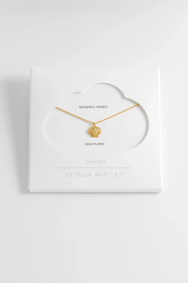 Scallop & Heart Necklace