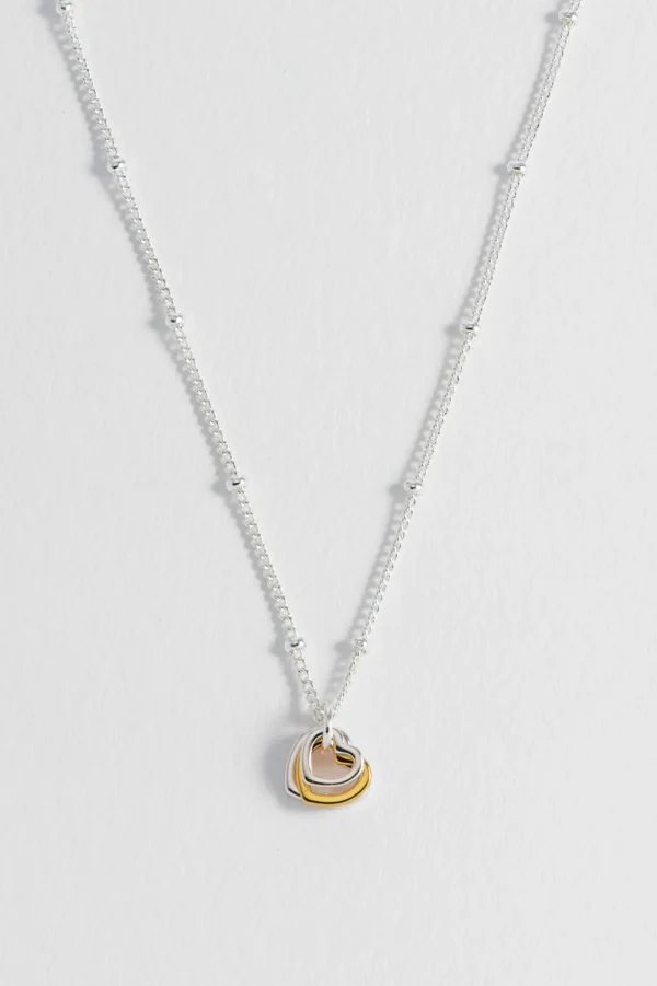 Mixed Triple Heart Necklace - Image 3