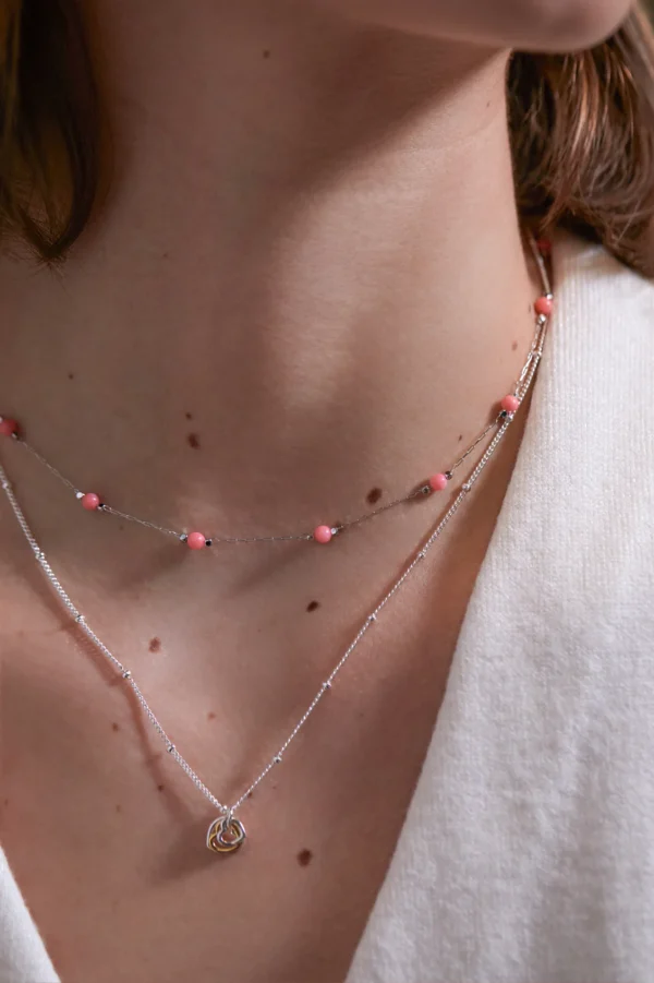 Mixed Triple Heart Necklace - Image 5