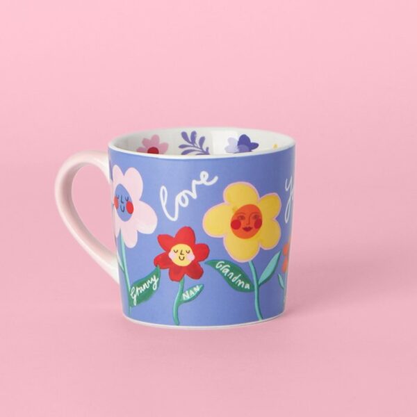 Granny Love You Floral Mug - Image 2