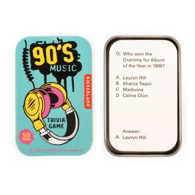 90s Music Trivia Tin