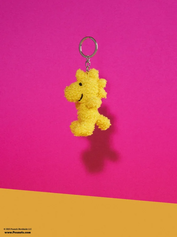 Woodstock ECO Tiny Teddy Yellow Keyring - Image 2