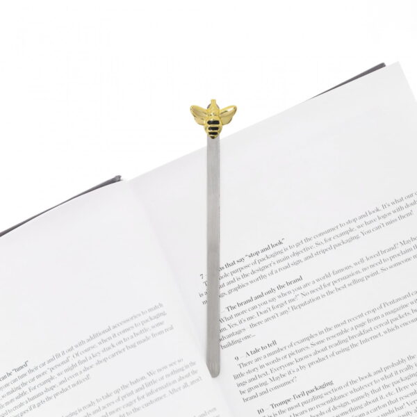 Black & Gold Bee Bookmark