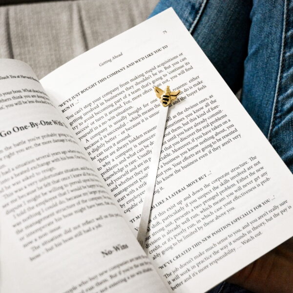 Black & Gold Bee Bookmark - Image 6