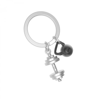 Dumbbell Keyring