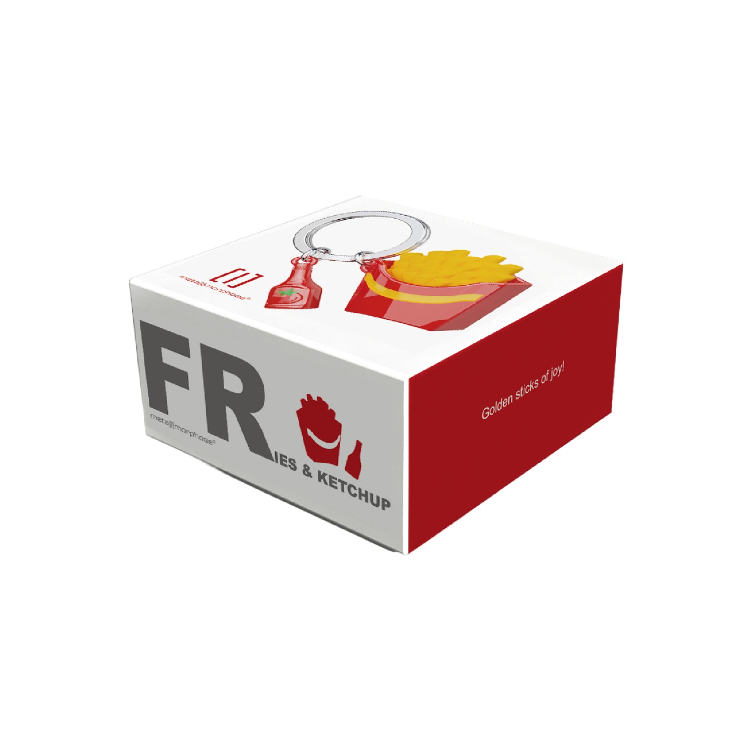 French Fries With Ketchup Keyring - Image 4