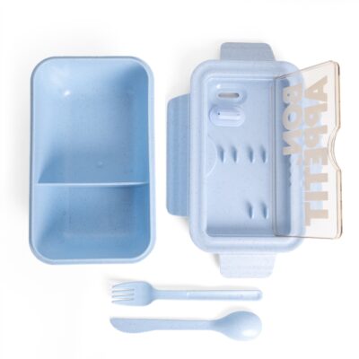 Bon Appetit Lunch Box - Light Blue