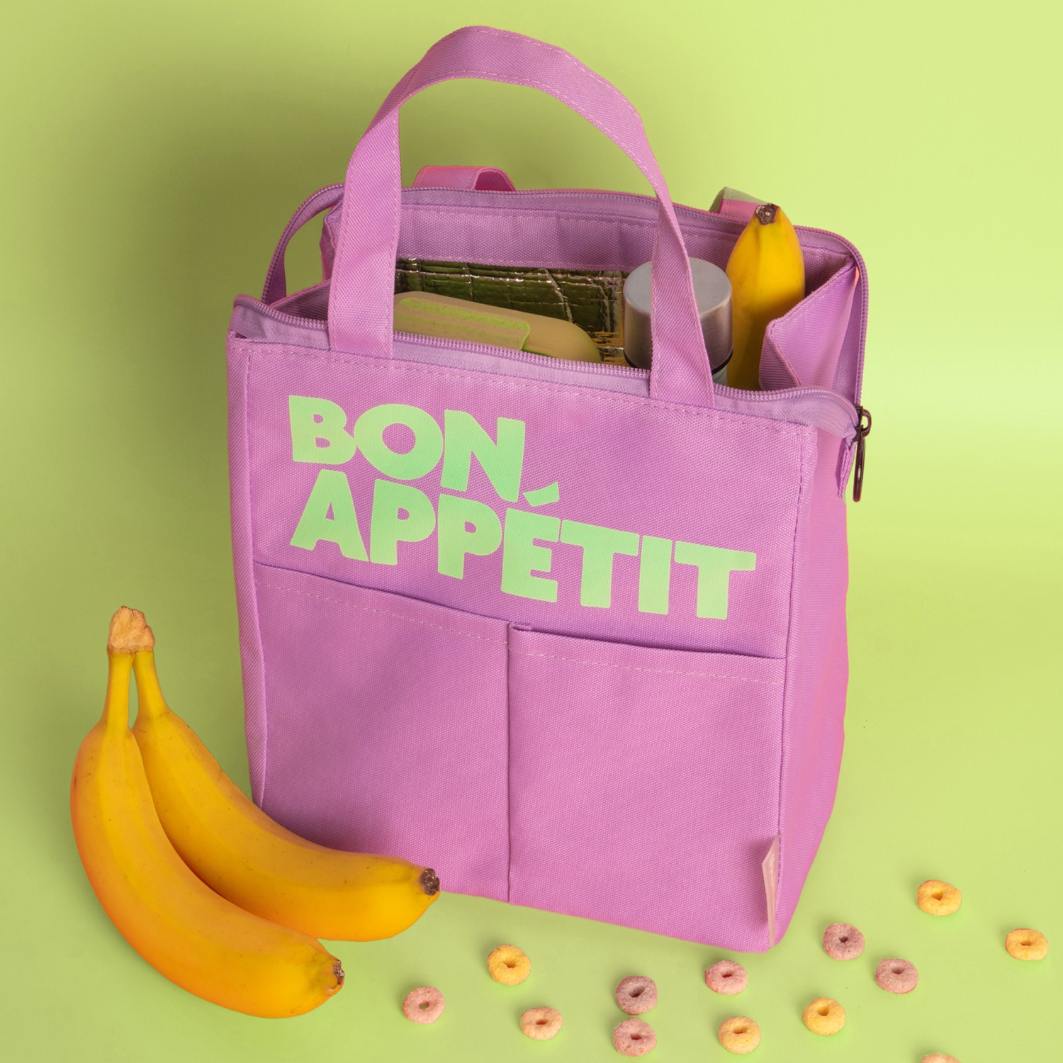 Bon Appetit Lunch Bag - Purple - Image 2