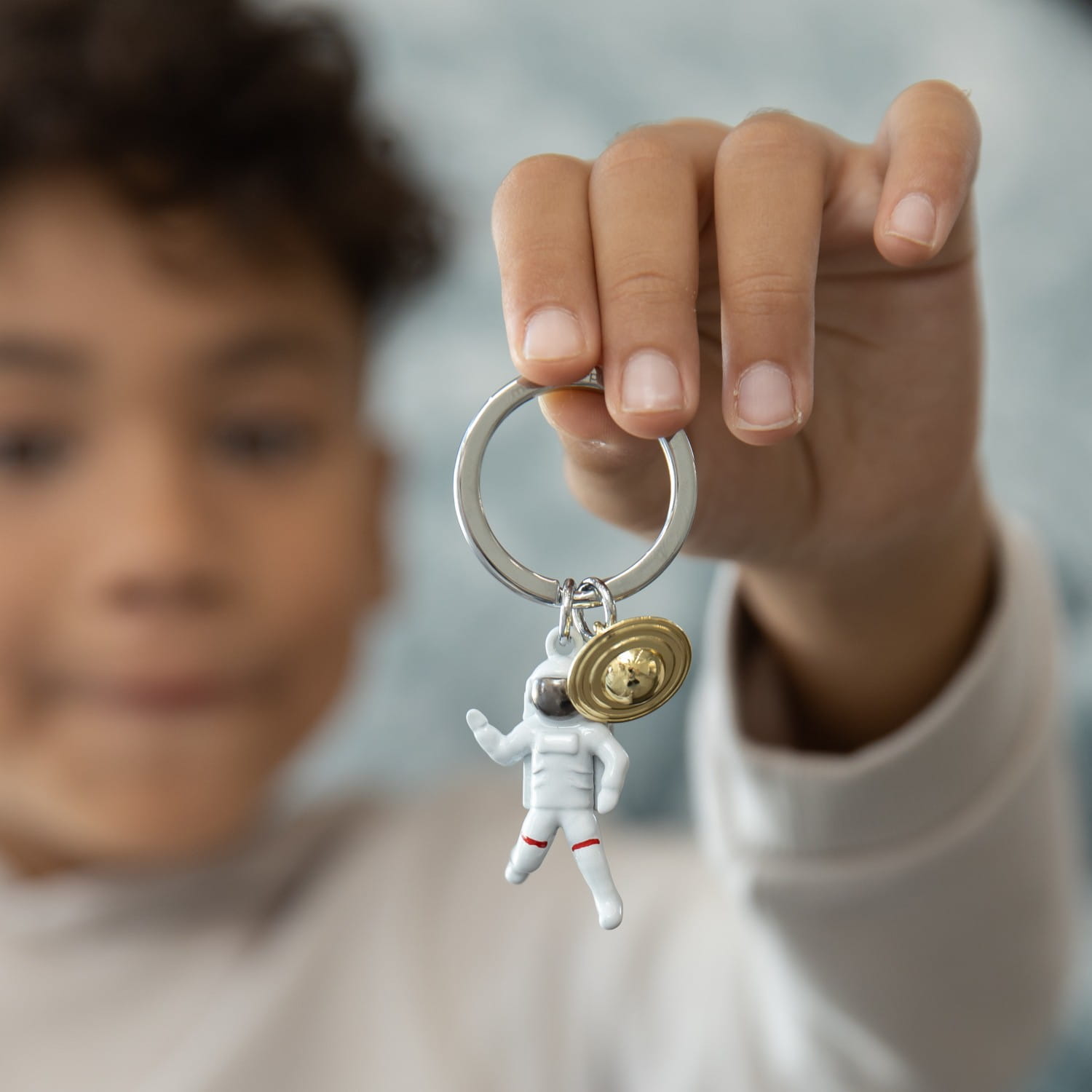 Black & Chrome BBQ Keyring - Image 2