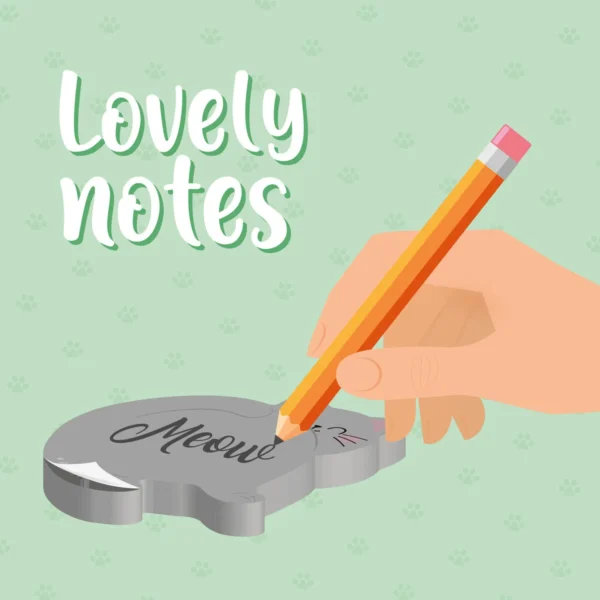 Kitty Adhesive Notepad - Image 2