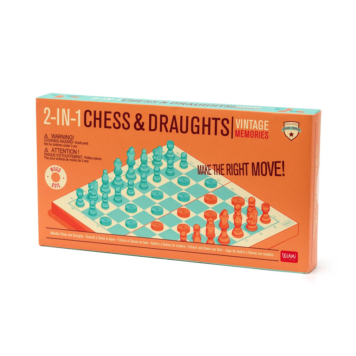 2-in-1 Chess & Draughts - Image 5