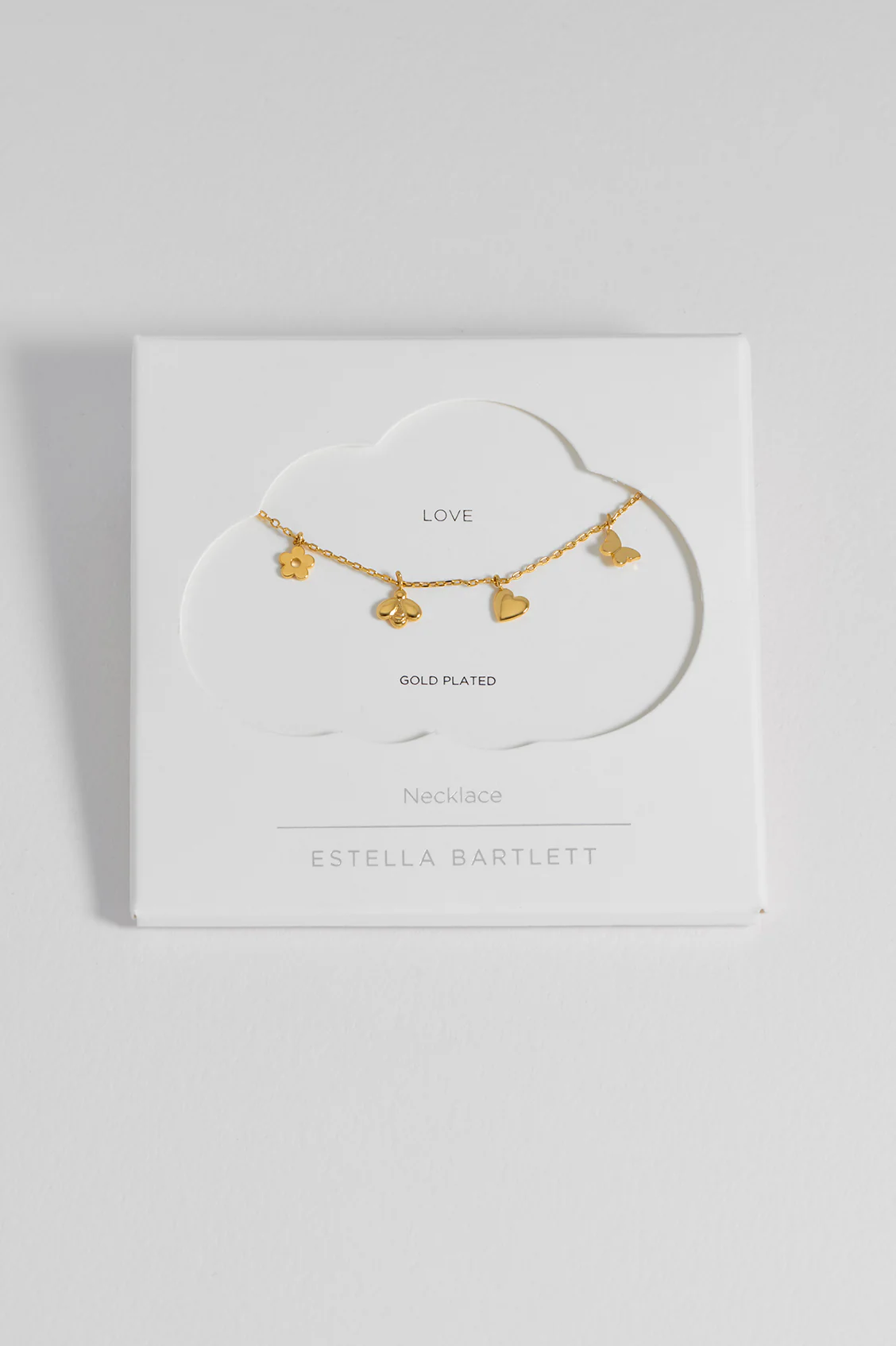 Bee & Butterfly Charm Necklace