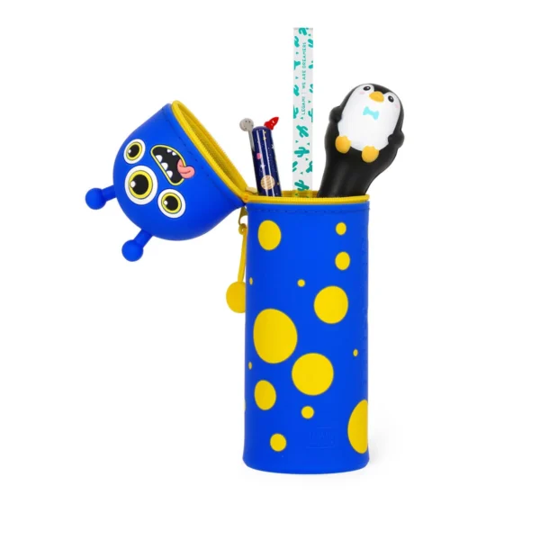 2-in-1 Silicone Pencil Case - Monster - Image 2