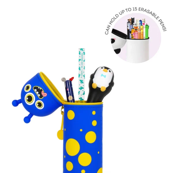 2-in-1 Silicone Pencil Case - Monster - Image 3