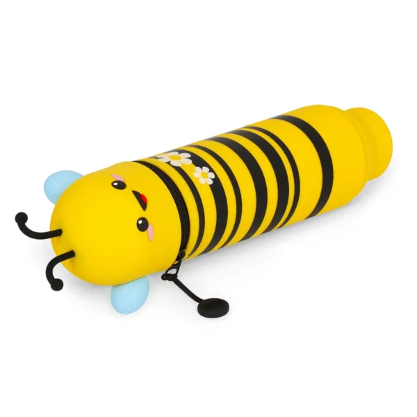 2-in-1 Silicone Pencil Case - Bee - Image 4