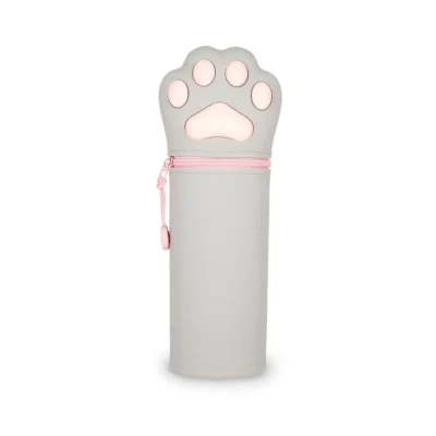 2-in-1 Silicone Pencil Case - Kitty Paw