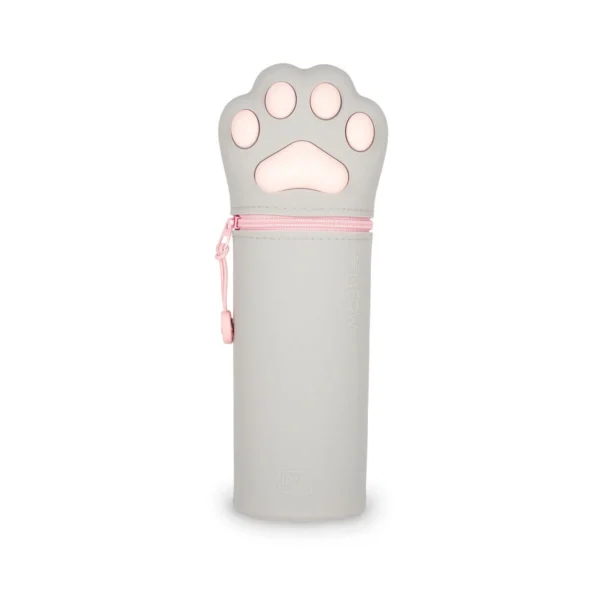 2-in-1 Silicone Pencil Case - Kitty Paw