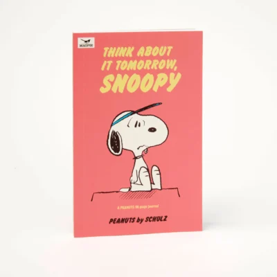 Peanuts Journal - Think About It Tomorrow Snoopy