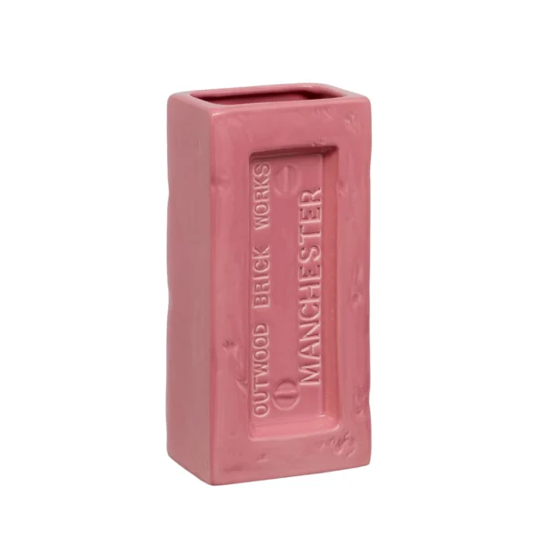 Pink Manchester Brick Vase