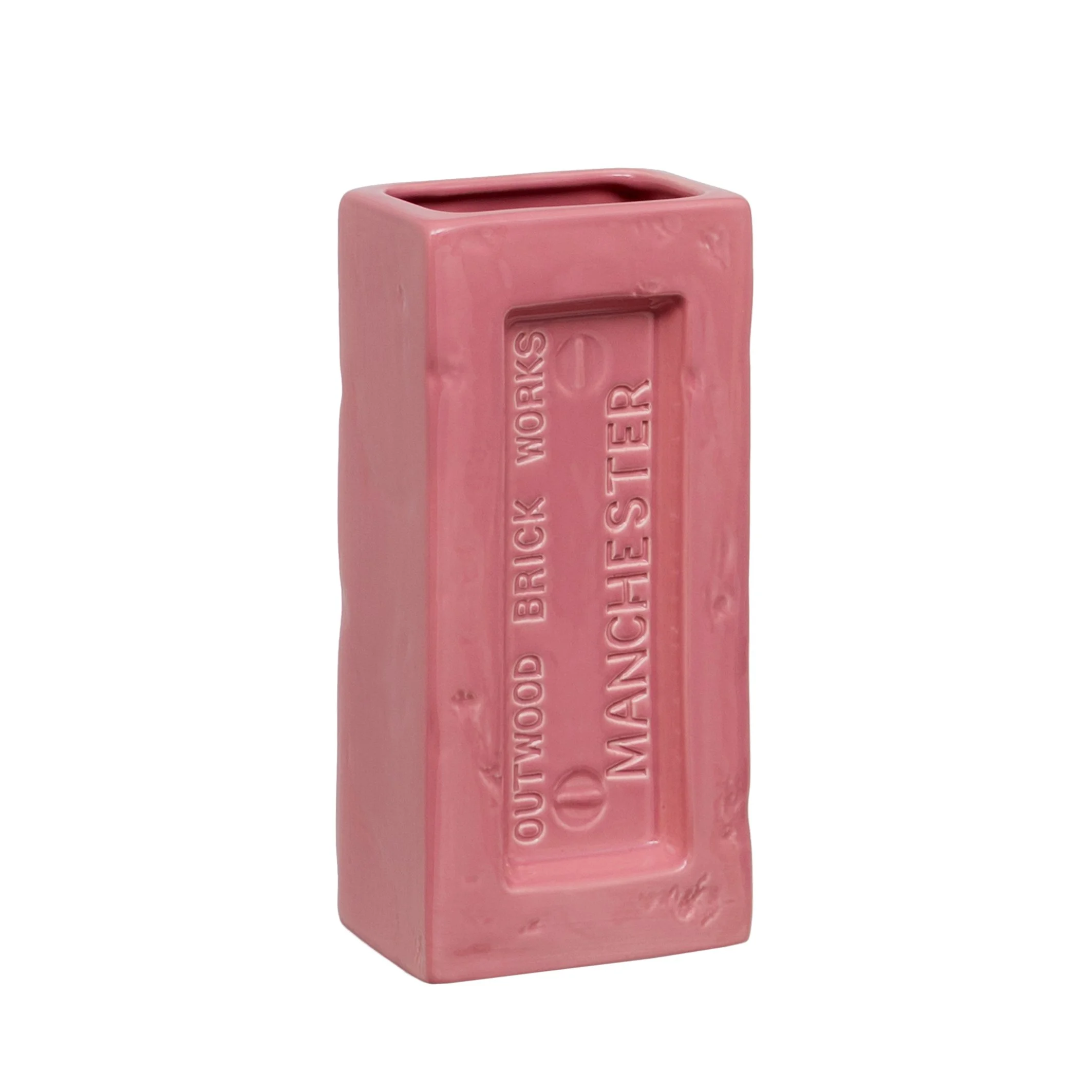 Pink Manchester Brick Vase