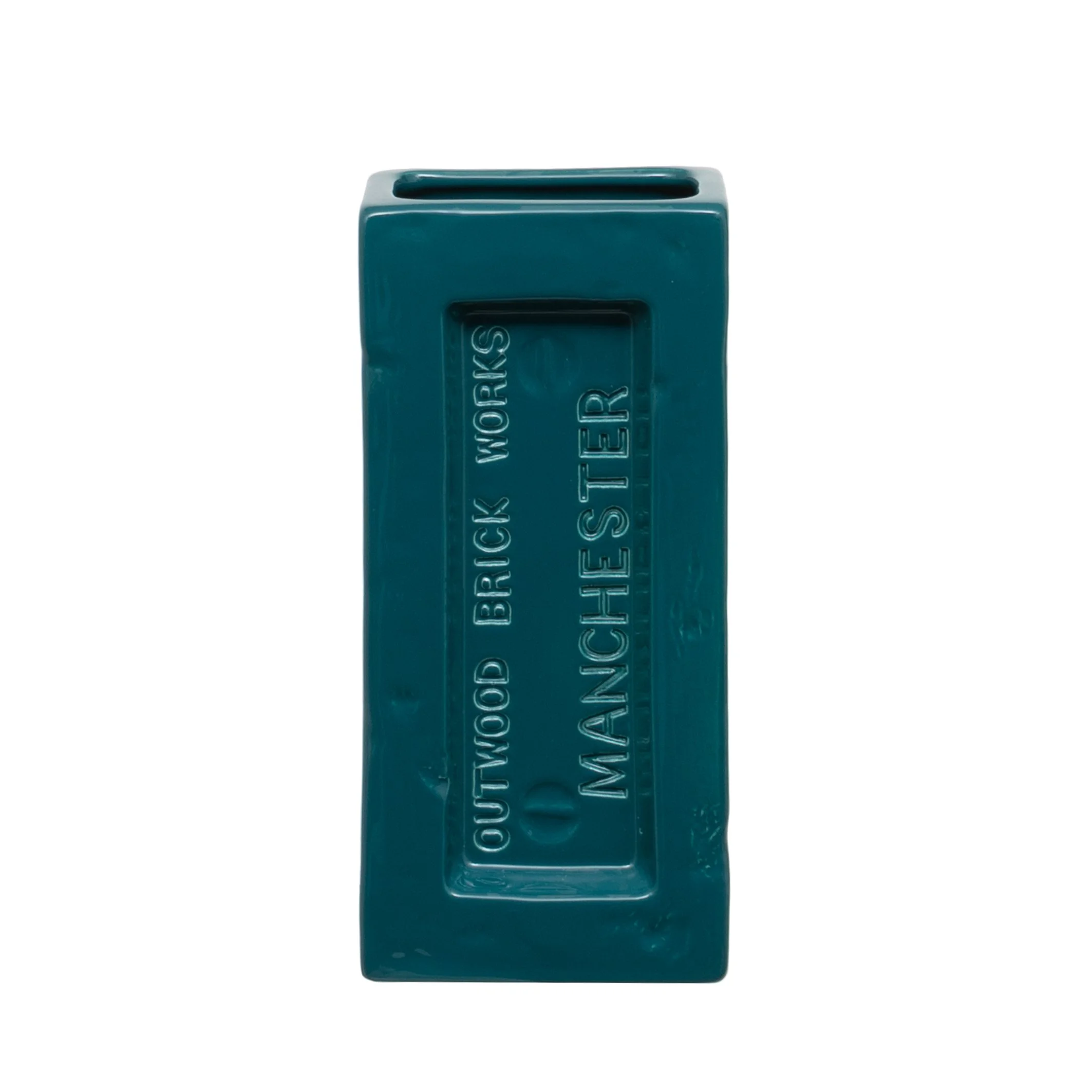Teal Manchester Brick Vase - Image 2