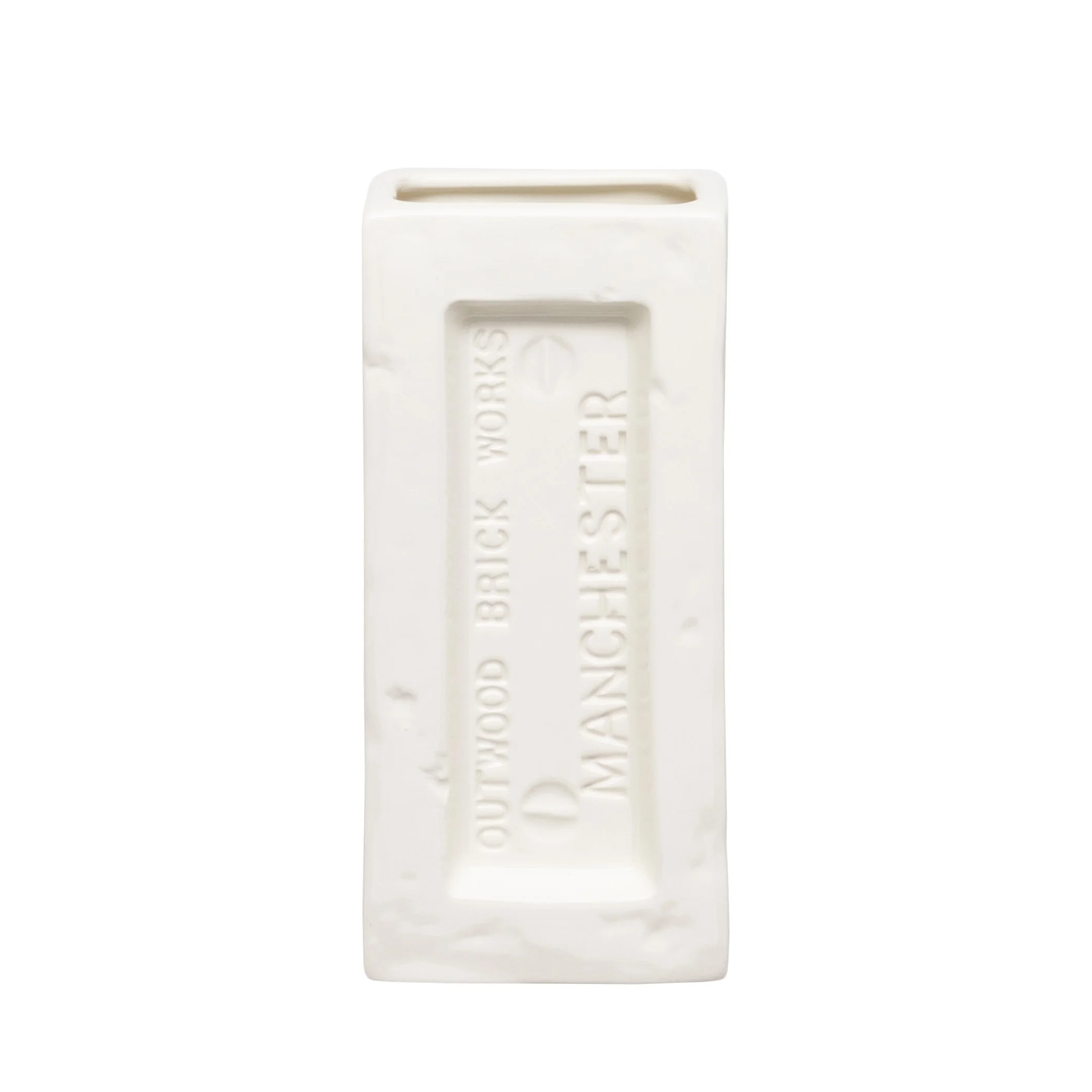 White Manchester Brick Vase - Image 2