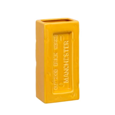 Yellow Manchester Brick Vase