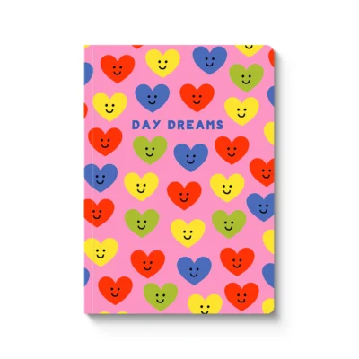 Day Dreams Hearts Notebook