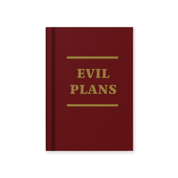 Evil Plans A7 Notebook