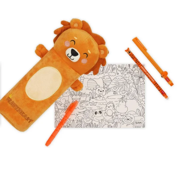Plush Pencil Case - Lion - Image 6