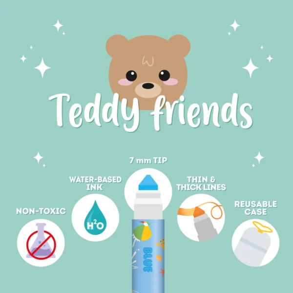 Teddy Friends Markers - Image 3