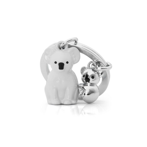 Grey Koala & Baby Keyring - Image 4