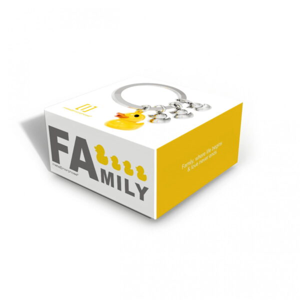 Yellow Duck Family Keyring - Image 2