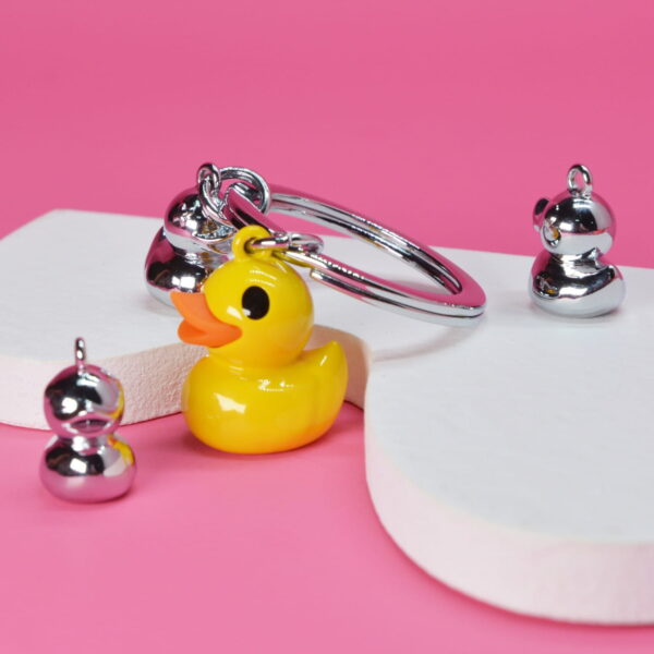 Yellow Duck Family Keyring - Image 3
