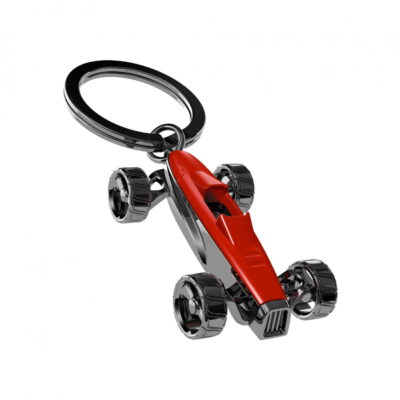 Red Racing Car Keyring