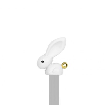 White Bunny Bookmark