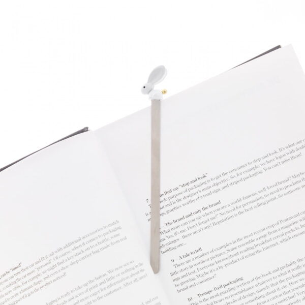 White Bunny Bookmark - Image 3
