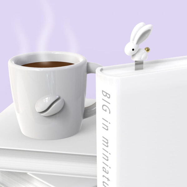 White Bunny Bookmark - Image 5