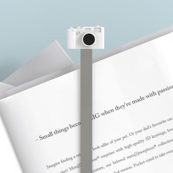 White Camera Bookmark - Image 2