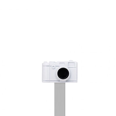 White Camera Bookmark