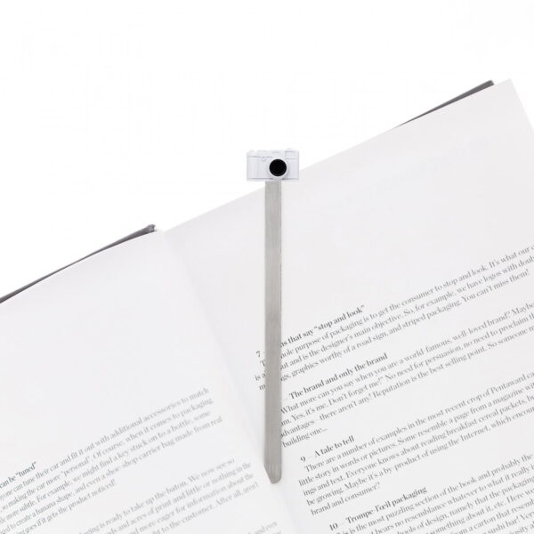 White Camera Bookmark - Image 3