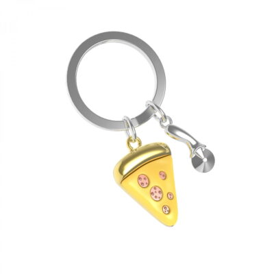 Pizza Keyring
